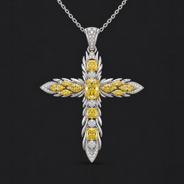 十字架.男女墜→彩鑽.有色 